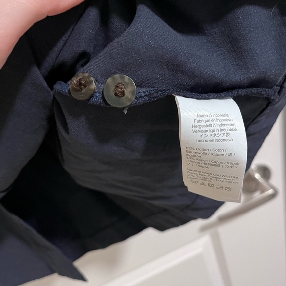 Madewell (Re)sponsible Long-Sleeve Button-Front Mini Dress - Picture 7 of 8